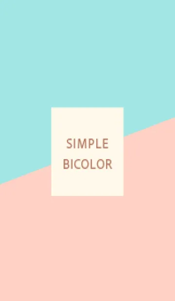 [LINE着せ替え] BICOLOR♡ピンク×ブルーの画像1