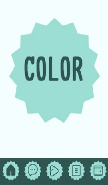 [LINE着せ替え] green color M78の画像1