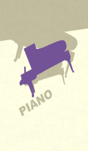 [LINE着せ替え] Piano CLR 江戸紫の画像1