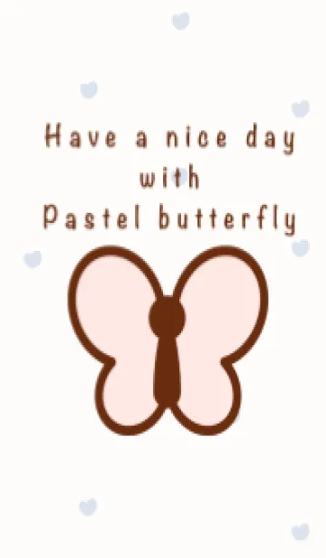 [LINE着せ替え] Pastel butterfly theme 2の画像1