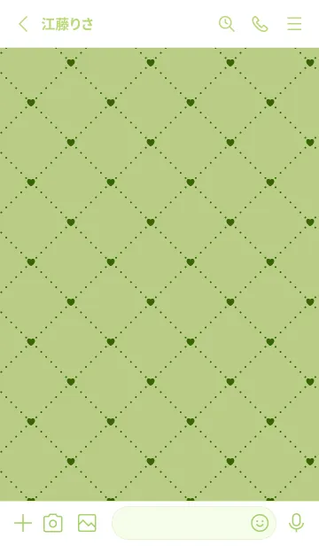 [LINE着せ替え] ハート レース .5の画像2