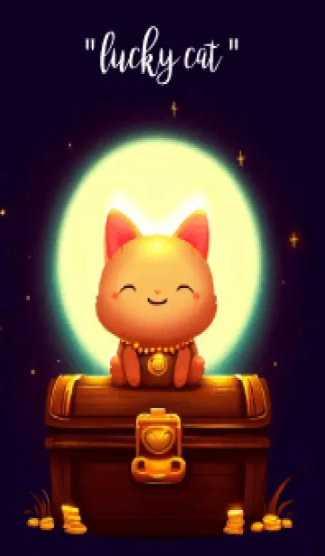 [LINE着せ替え] lucky cat - mingkiiの画像1