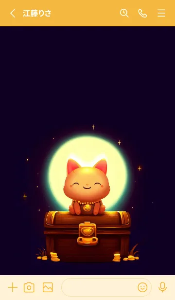 [LINE着せ替え] lucky cat - mingkiiの画像2