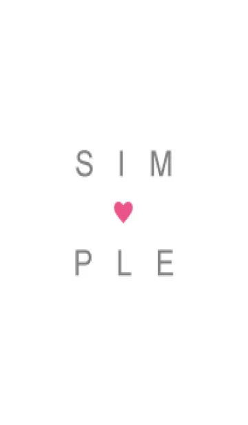 [LINE着せ替え] SIMPLE HEART 111の画像1