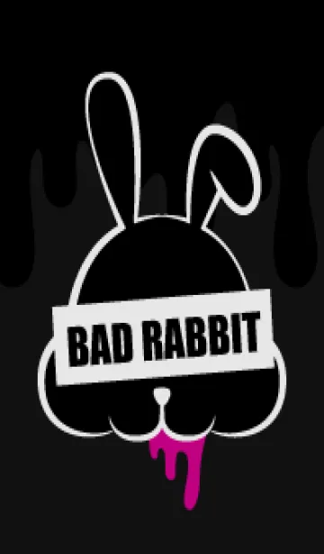 [LINE着せ替え] BLACK-BAD RABBIT DARK 14の画像1