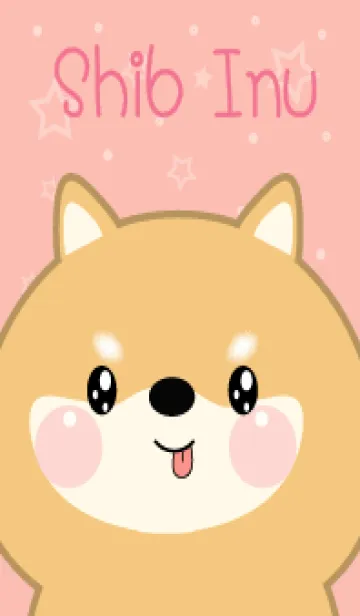 [LINE着せ替え] Simple Cute Face Shiba Inu (JP)の画像1