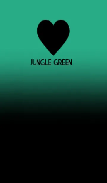 [LINE着せ替え] Black & Jungle Green Theme V.5 (JP)の画像1