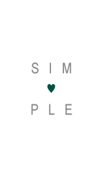 [LINE着せ替え] SIMPLE HEART 112の画像1