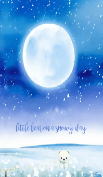 [LINE着せ替え] little bear on a snowy dayの画像1