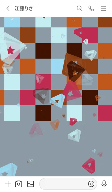 [LINE着せ替え] 面白い | ダイヤモンドの画像2