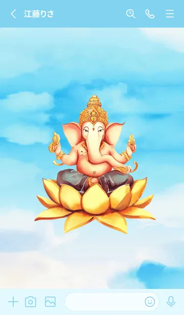 [LINE着せ替え] Ganesha gives wealthの画像2