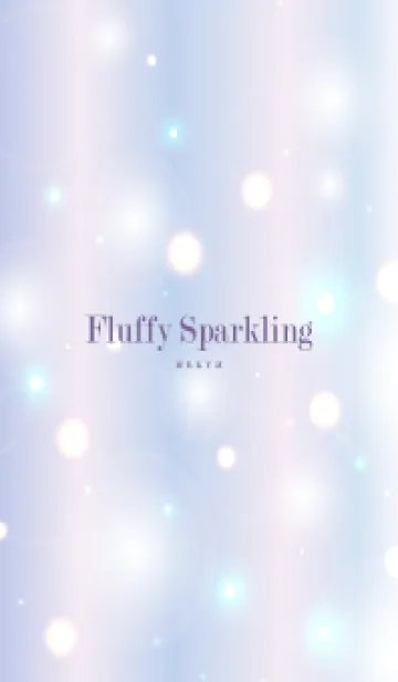 Fluffy Sparkling PURPLE - MEKYM 17のLINE着せ替え