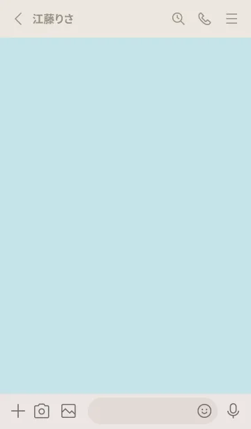 [LINE着せ替え] SimpleSweet♡ラムネブルーの画像2