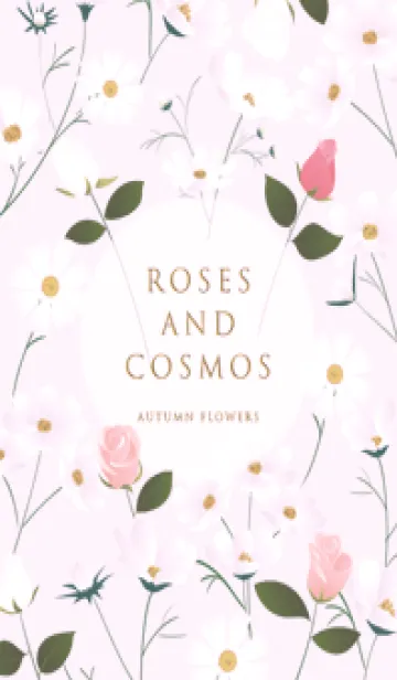 [LINE着せ替え] pinkpurple♡薔薇とコスモス11_1の画像1