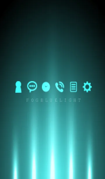 [LINE着せ替え] FOG BLUE LIGHT 2の画像1