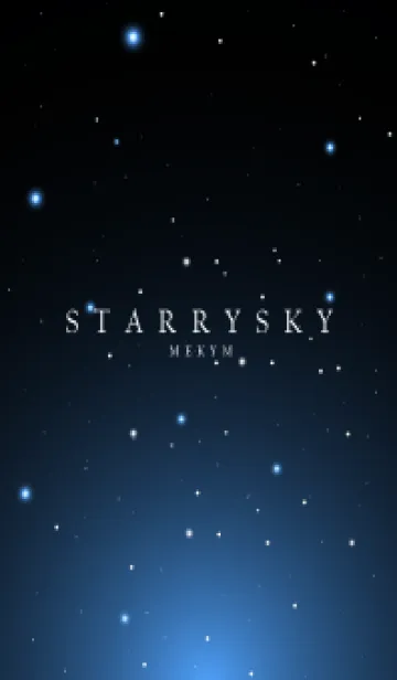 [LINE着せ替え] BLACK-STARRY SKY STAR 14の画像1