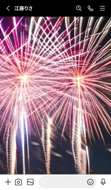 [LINE着せ替え] 夏夜のカケラ#IaA115。の画像2