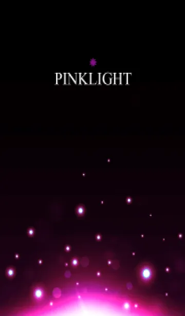[LINE着せ替え] PINK LIGHT-BLACK-2の画像1