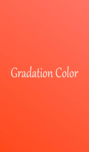 [LINE着せ替え] Gradation Color *Orange 4*の画像1