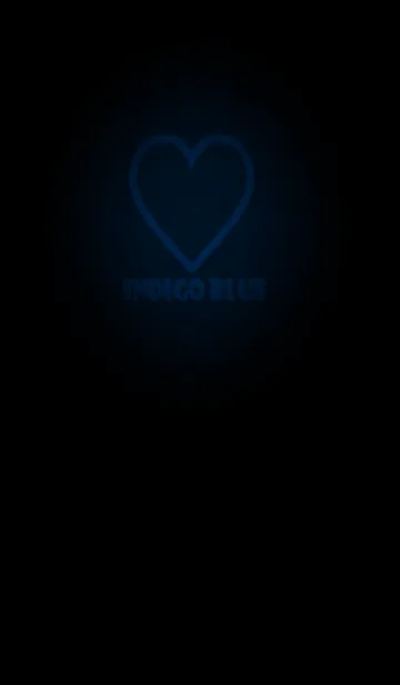 [LINE着せ替え] Indigo Blue Neon Theme V5 (JP)の画像1