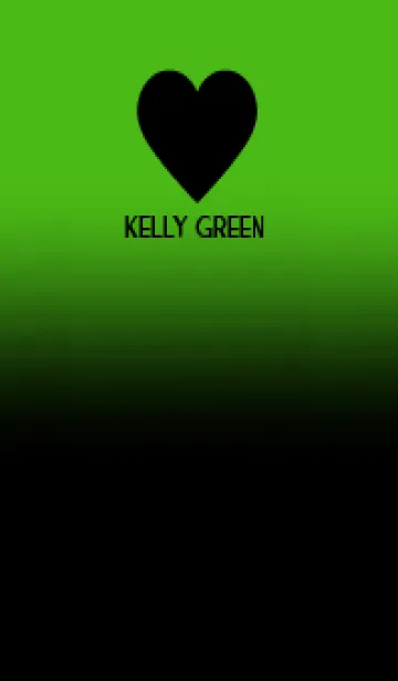 [LINE着せ替え] Black & Kelly Green Theme V.5 (JP)の画像1