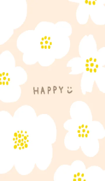 [LINE着せ替え] くすみカラー 北欧風 花24の画像1