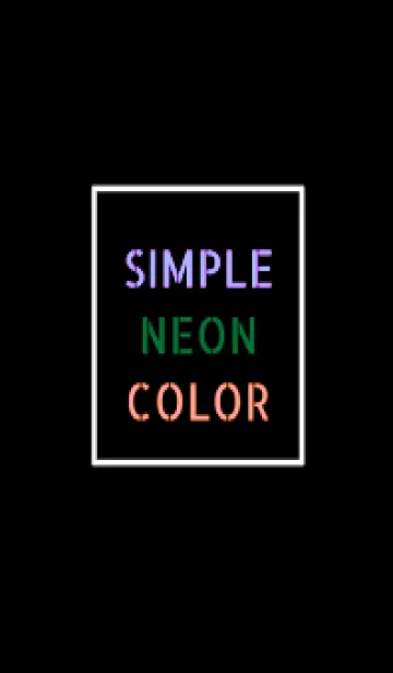 [LINE着せ替え] ネオン カラー アイコン 8の画像1