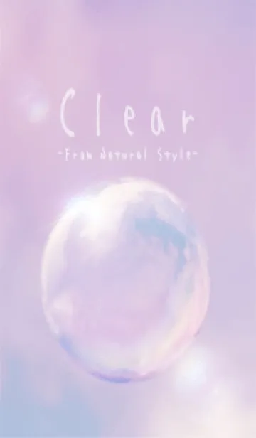 [LINE着せ替え] Clear 32／ナチュラルスタイルの画像1