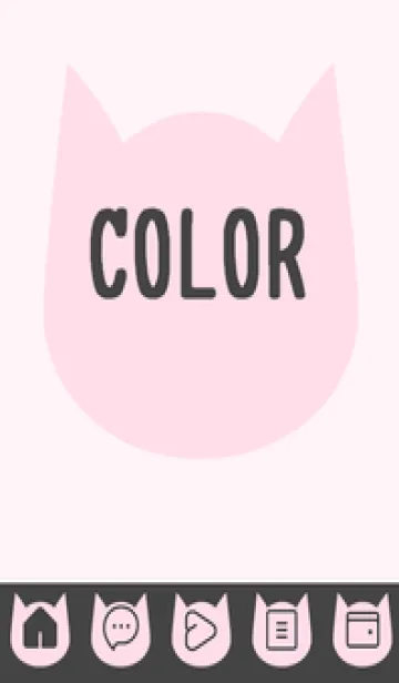 [LINE着せ替え] pink color N36の画像1