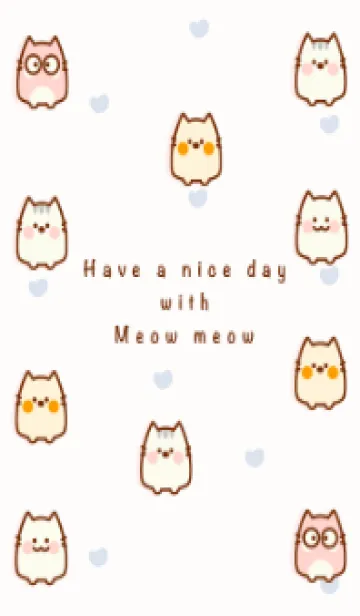 [LINE着せ替え] Little meow meow theme 13の画像1