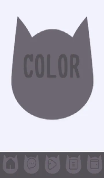 [LINE着せ替え] purple color N39の画像1