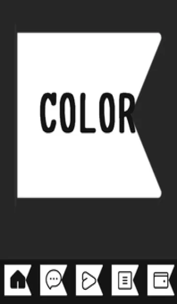 [LINE着せ替え] bw color O37の画像1