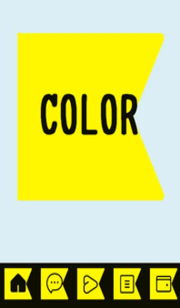 [LINE着せ替え] blue color O37の画像1