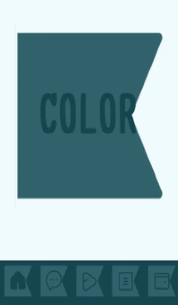 [LINE着せ替え] blue color O38の画像1