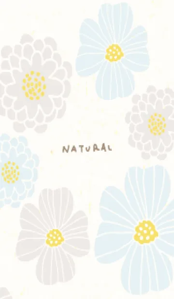 [LINE着せ替え] くすみカラー 可愛い花28の画像1