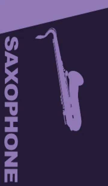 [LINE着せ替え] Saxophone CLR エッグプラントの画像1