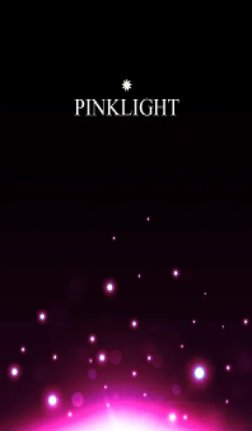 [LINE着せ替え] PINK LIGHT-BLACKの画像1