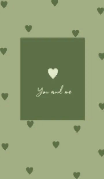 pattern_heart / beigegreenの着せ替えメイン画像