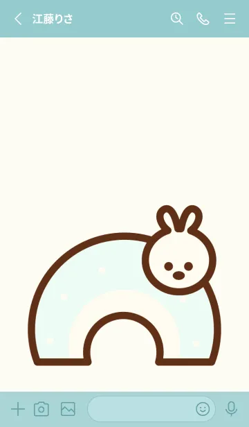 [LINE着せ替え] Little bunny town 2の画像2