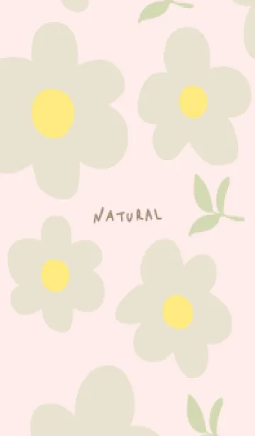 [LINE着せ替え] くすみカラー 北欧風 花30の画像1