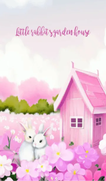 [LINE着せ替え] Little rabbit's garden houseの画像1