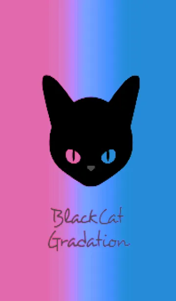 [LINE着せ替え] ブラック キャット 201の画像1