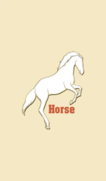 [LINE着せ替え] Enamel Pin horse.の画像1