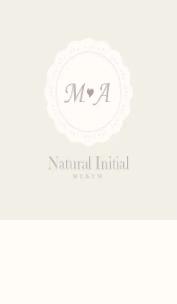 [LINE着せ替え] INITIAL-NATURAL M&Aの画像1