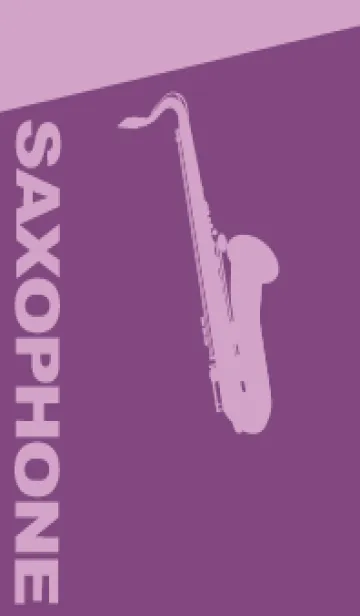 [LINE着せ替え] Saxophone CLR 茄子紺の画像1