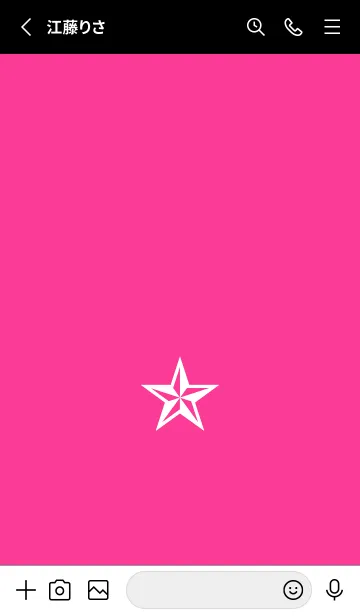 [LINE着せ替え] シンプル ロック スター _40の画像2