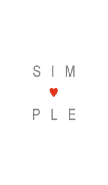 [LINE着せ替え] SIMPLE HEART 114の画像1