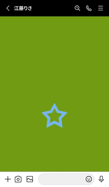 [LINE着せ替え] シンプル ロック スター 152の画像2