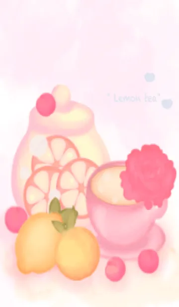 [LINE着せ替え] I love lemon tea 63の画像1