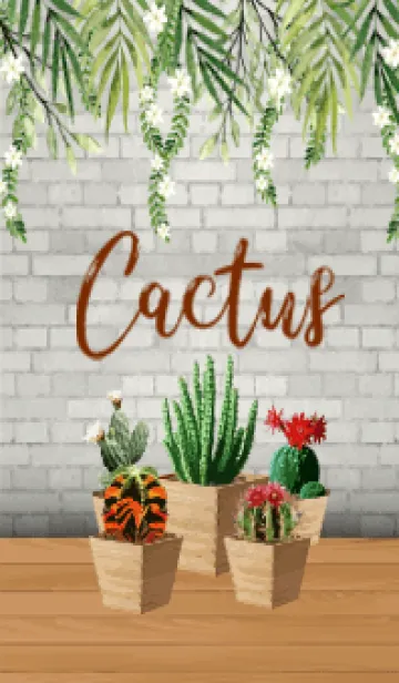 [LINE着せ替え] Cactus House...の画像1